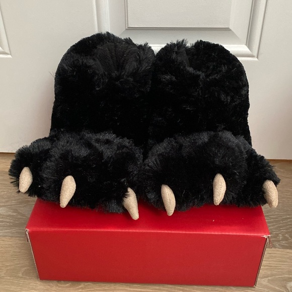 Lazy One Bear Paw Slippers - Picture 1 of 6